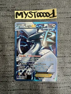 Carte Pokemon Lugia EX 134/135 Full Art Noir & Blanc Tempete Plasma Francais Occ - Image 1