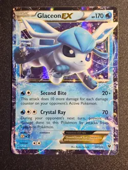 Pokemon TCG - Glaceon EX 20/124 Fates Collide - Image 1
