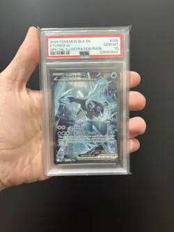 2025 POKEMON BLK EN-BLACK BOLT SPECIAL ILLUSTRATION RARE #165 KYUREM EX PSA 10 - Image 1