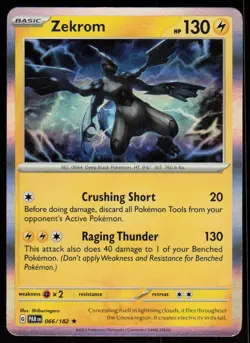 Zekrom 066/182 Rare Paradox Rift Pokemon Holo Near Mint - Image 1
