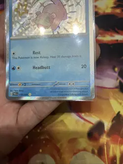 Slowpoke 116/091 Baby Shiny Holo Rare Paldean Fates Pokemon TCG NM - Image 2