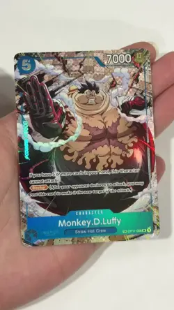 TREASURE RARE Monkey.D.Luffy OP11-058 (TR) - Carrying On His Will (OP13) ENG NM - Image 2