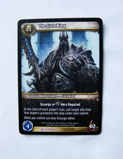 WoW World of Warcraft TCG Icecrown The Lich King EN Lightly Played - Image 1