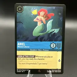 Disney Lorcana TCG The First Chapter Ariel Whoseit Collector 137/204 Rare Foil - Image 1