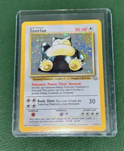 1999 Pokemon TCG Snorlax Jungle Holo Card 11/64 Unlimited Rare-NM Condition - Image 1