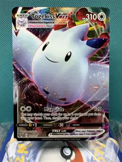 Pokemon TCG Togekiss VMAX Vivid Voltage 141/185 Ultra Rare Foil Holo Card NM - Image 1