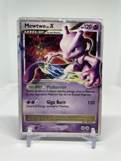 Mewtwo LV.X DP28 - Black Star Promo - Diamond and Pearl - Pokemon Tcg Card - DMG - Image 1
