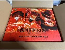 One Piece Card Game Japanese 3rd Anniversary Set Unopened w/ Box - Image 1