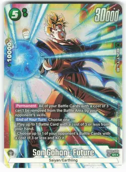 Son Gohan : Future (Alternate Art) FB02-089 SR Dragon Ball Super Card - Image 2