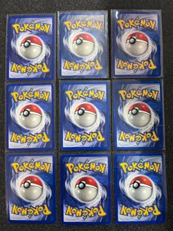 Pokemon Pikachu # 60/64 Jungle Set, 9 Cards, Vintage WOTC Unlimited 1999, HP-MP - Image 2