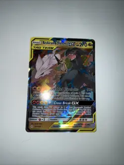 Pokemon TCG Reshiram & Zekrom GX Holo Card 157/236 Cosmic Eclipse 2019 Tag Team - Image 1