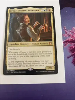 Lynde, Cheerful Tormentor NonFoil Midnight Hunt Commander 38 NM MTG - Image 1