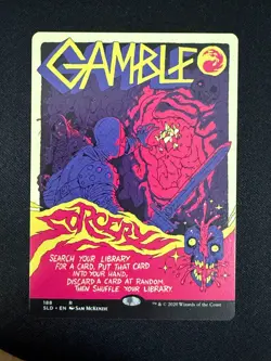 Gamble BORDERLESS - Secret Lair (Magic Gathering) - Image 1