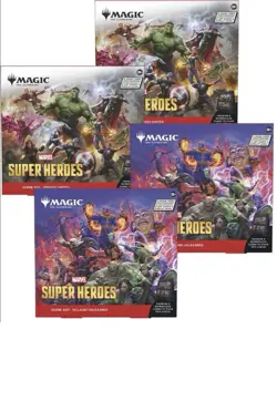 SEALED CASE! 4x Scene Box Marvel Super Heroes MSH MTG - Image 1