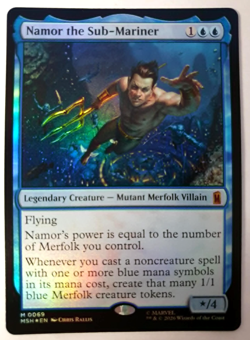Namor, the Sub-Mariner - FOIL Mythic - MTG Marvel Super Heroes - 0069 NM - Image 1
