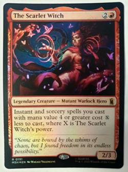 The Scarlet Witch - FOIL Rare - MTG Marvel Super Heroes - 0151 NM - Image 1