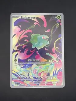 Pokemon TCG Bulbasaur Card 133/132 IR Mega Evolutions Near Mint Condition - Image 3