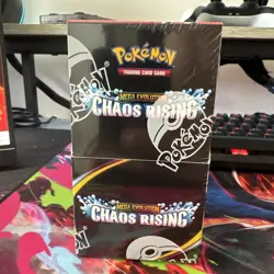 Pokemon TCG Chaos Rising Half Booster Box Factory Sealed (18 Packs) - Image 1