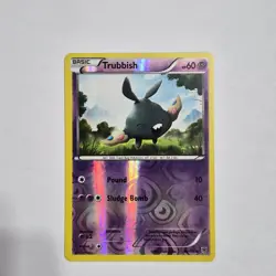 Pokemon TCG Trubbish 64/135 Plasma Storm Reverse Holo NM - Image 1