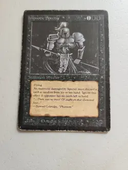 Hypnotic Specter Beta HP Heavily Played MTG - Image 2