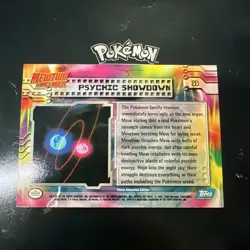 Pokemon TCG Psychic Showdown Pokemon Topps Mewtwo Strikes Back 33 Blue Logo - Image 2