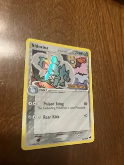 Pokemon Nidorina Delta Species 34/101 Dragon Frontiers EX Era LP NM - Image 3