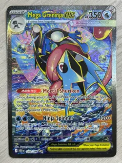 Mega Greninja ex 116/086 Chaos Rising Special Illustration Rare - Image 1
