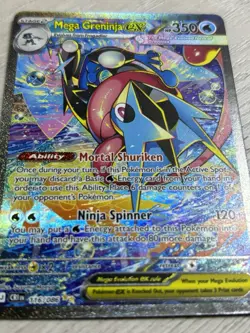 Mega Greninja ex 116/086 Chaos Rising Special Illustration Rare - Image 2