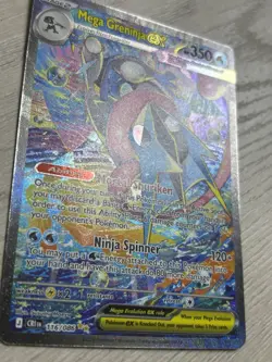 Mega Greninja ex 116/086 Chaos Rising Special Illustration Rare - Image 3