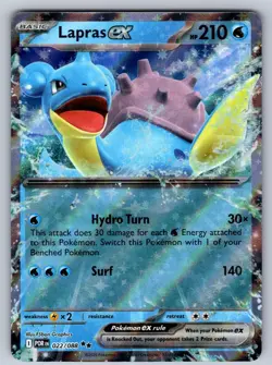 Lapras ex 022/088 Double Rare Perfect Order Near Mint - Image 1