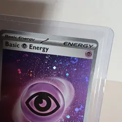 Pokemon TCG Basic Psychic Energy 005 Sv: 3 SWIRLS!!! Energies Cosmos Holo - Image 4