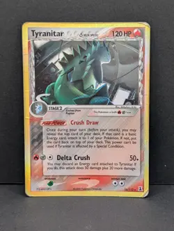 Tyranitar (Delta Species) 16/113 Delta Species Holo Ultra Rare Pokemon TCG HP - Image 1