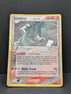 Tyranitar (Delta Species) 16/113 Delta Species Holo Ultra Rare Pokemon TCG HP - Image 3