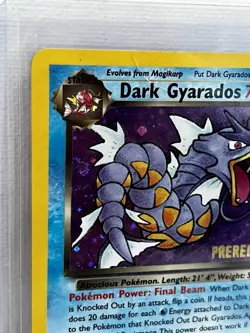 Dark Gyarados 8/82 Team Rocket Holo -LP- Rare 1st Edition 70 HP Pokemon TCG - Image 3