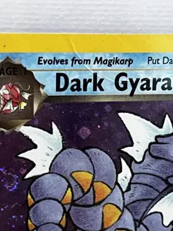 Dark Gyarados 8/82 Team Rocket Holo -LP- Rare 1st Edition 70 HP Pokemon TCG - Image 4