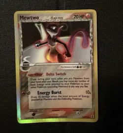 The Pokemon Company Mewtwo 12/113 Delta Species Holo Rare Eng 2005 70 HP - Image 1