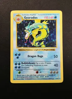 Gyarados Shadowless 6/102 Base Set Holo Rare Unlimited WoTC Pokemon 1999 NM - Image 1