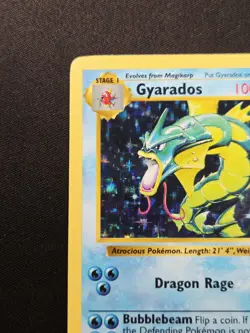 Gyarados Shadowless 6/102 Base Set Holo Rare Unlimited WoTC Pokemon 1999 NM - Image 3