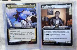 Marvel MTG Magic the Gathering PETER PARKER AMAZING SPIDER-MAN Disney Promo Card - Image 1