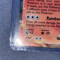 Pokemon Ho-Oh EX Dragons Exalted 22/124 Ultra Rare Holo Basic 160 HP English TCG - Image 2