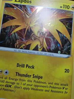 MP Pokemon TCG Vivid Voltage Zapdos Holo Rare 048/185 Cosmo - Image 3