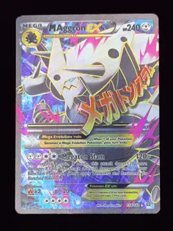 (NM) M Aggron EX (154 Full Art) 154/160 XY - Primal Clash Holo Pokemon TCG - Image 2