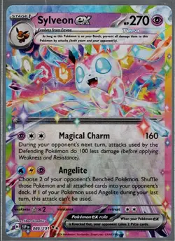 Sylveon ex 086/191 Double Rare Surging Sparks Pokemon Holo Near Mint - Image 1