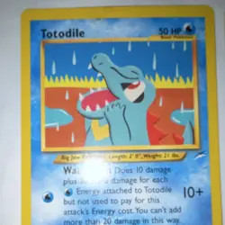 Pokemon TCG Totodile 85/105 & Dark Croconaw 32/105 Lot 2 Neo 2000 Eng - Image 4