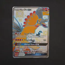 2019 Pokemon TCG Sun & Moon Hidden Fates #SV50 / SV94 Ho-Oh GX Shiny NM - Image 1