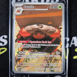 2025 Pokemon Destined Rivals Crustle #186/182 Illustration Rare (IR) - Image 1