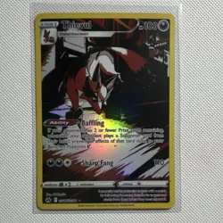 Pokemon TCG Crown Zenith Galarian Gallery Thievul GG17/GG70 Holo UR EN - Image 1