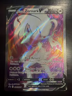 Pokemon Hisuian Zoroark V Full Art Ultra Rare SWSH297 Black Star Promo - Image 1