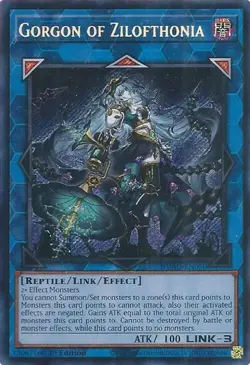 Yugioh! LP Gorgon of Zilofthonia - DUAD-EN050 - Secret Rare - 1st Edition Lightl - Image 1