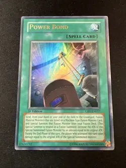 Yu-Gi-Oh! Power Bond (LP) 1st Edition CRV-EN037 Cybernetic Revolution Ultra Rare - Image 1